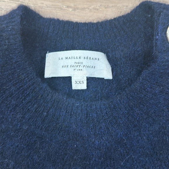 Sezane Sweater Abstract Multi Color - Picture 3 of 4